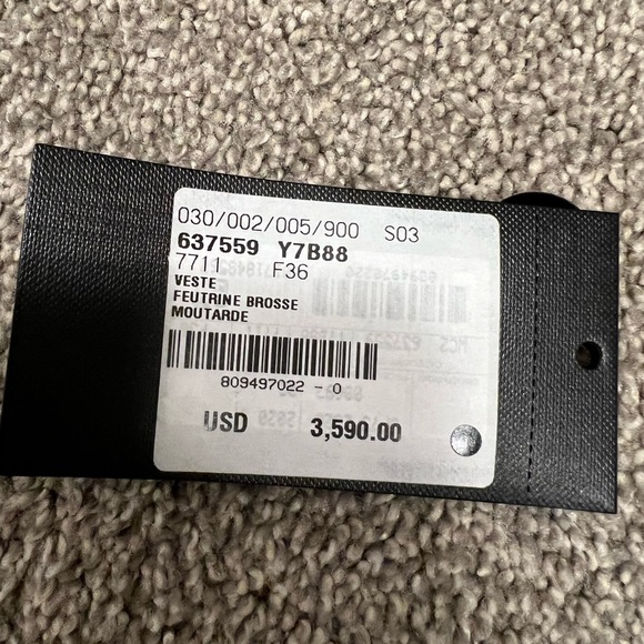 Saint Laurent peak lapel double breasted blazer - Picture 15 of 16